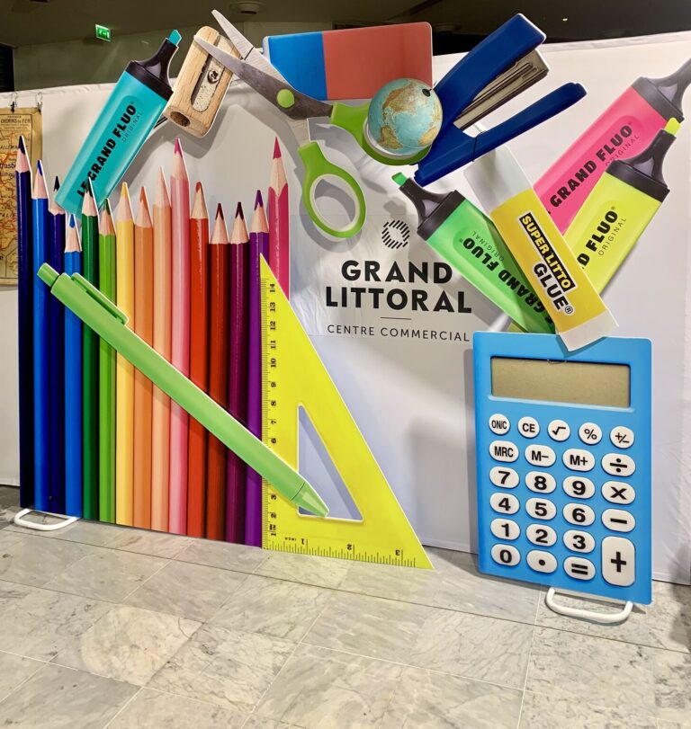 back to school - animation en centre commercial - Mimmo Carabetta